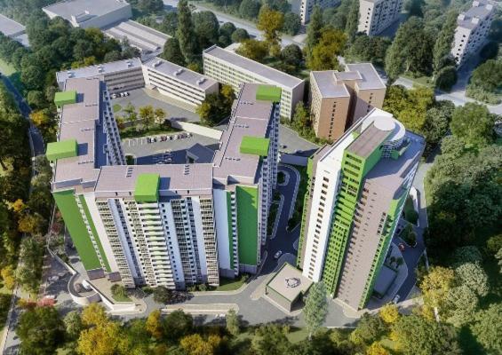 Apartamenti Gercena 35 Apartment Kiev Bagian luar foto